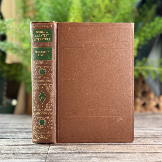 Plutarch's Lives, Plutarch, World's Greatest Literature Edition