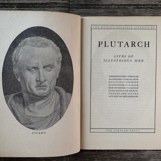 Plutarch's Lives, Plutarch, World's Greatest Literature Edition