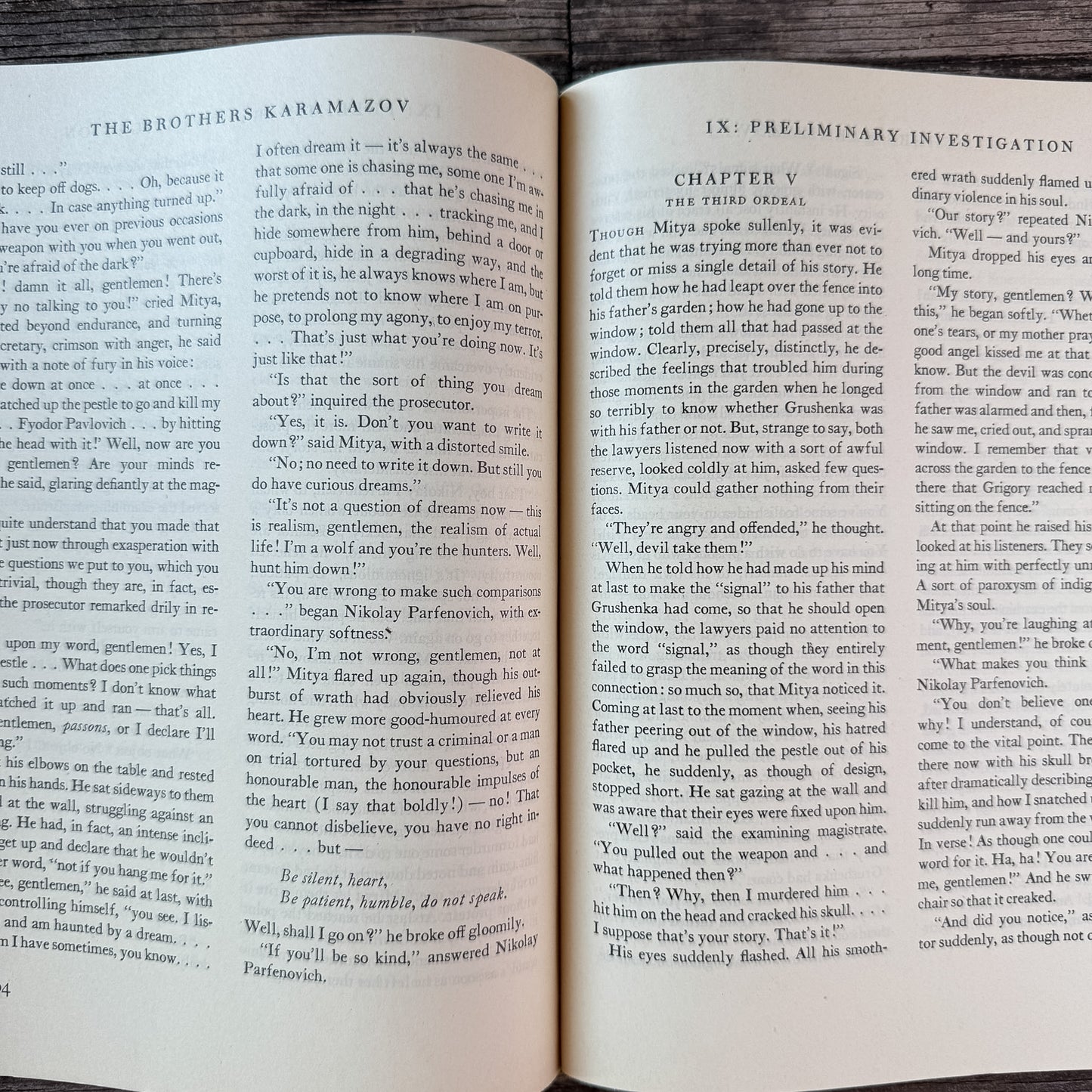 The Brothers Karamazov, Fyodor Dostoevsky, 1949 Heritage Press Edition