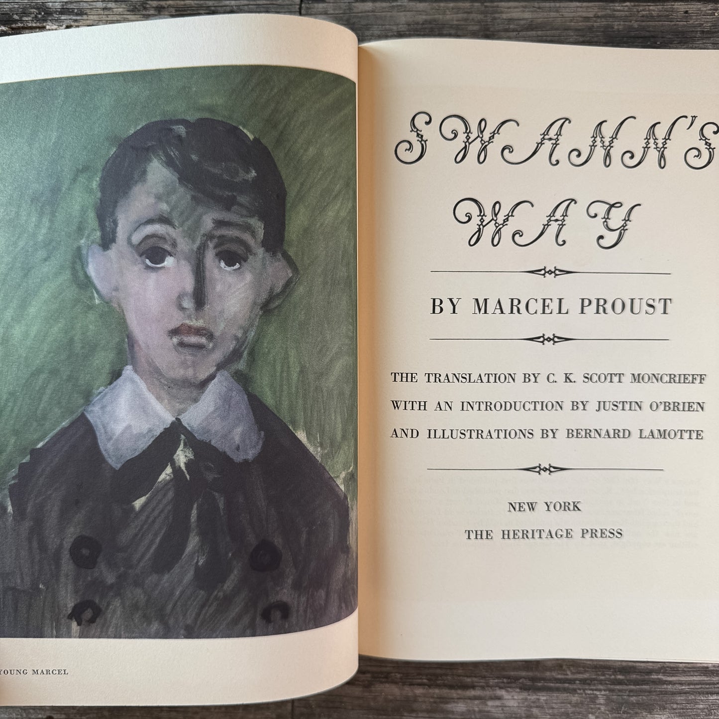 Swann's Way, Marcel Proust, 1954 Heritage Press Edition