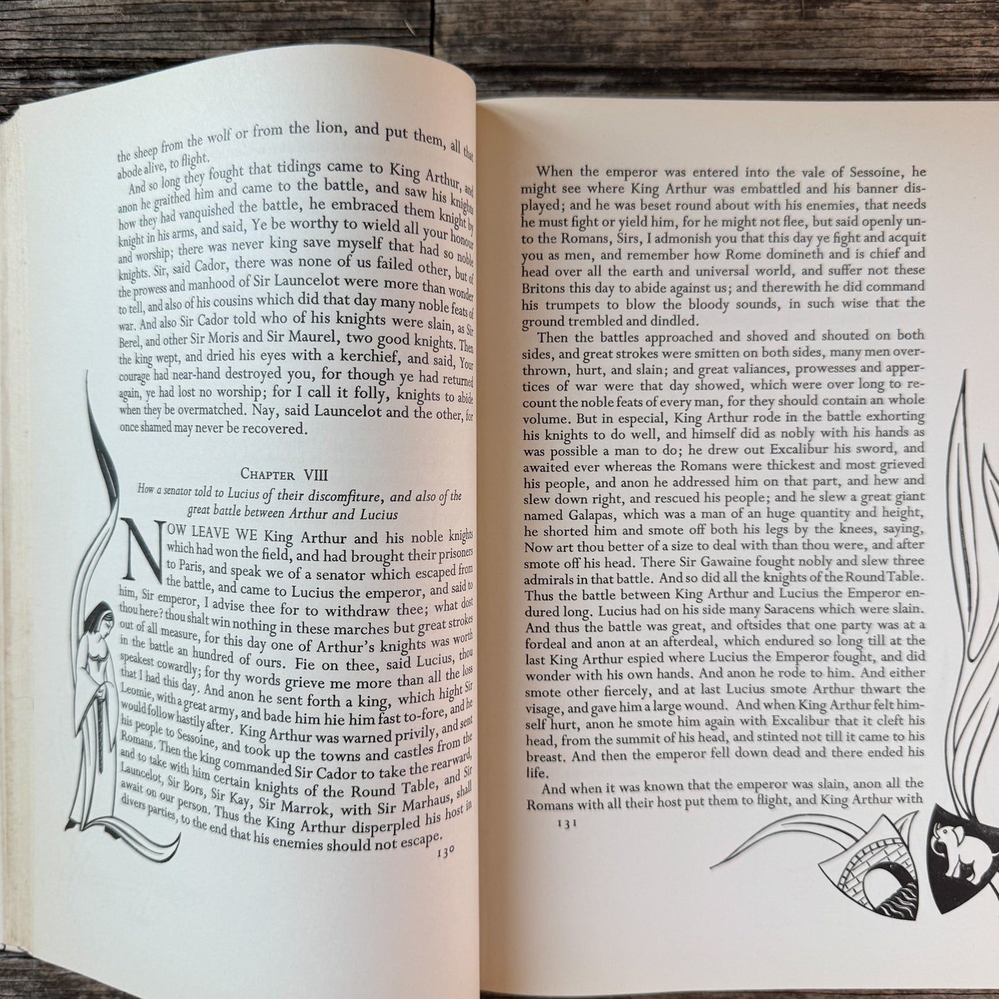 Le Morte Darthur, Sir Thomas Malory, 1955 Heritage Press Edition