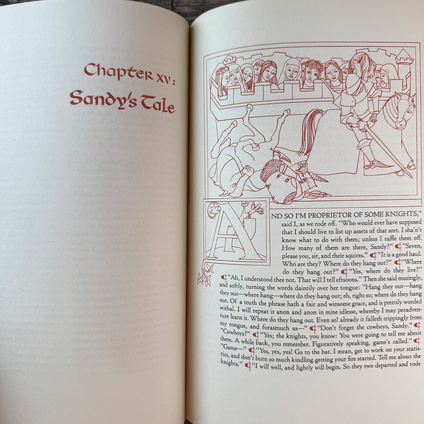 A Connecticut Yankee in King Arthur's Court, Mark Twain, 1948 Heritage Press Edition