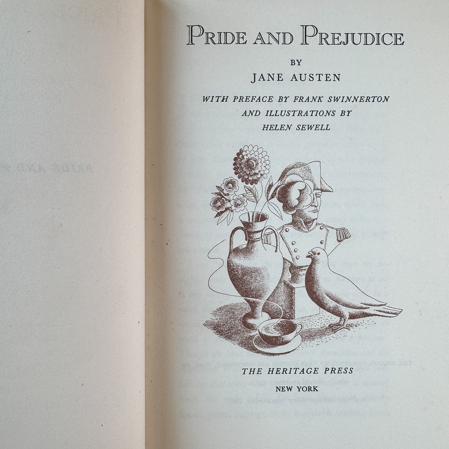 Pride and Prejudice, Jane Austen, 1940 Heritage Press Edition