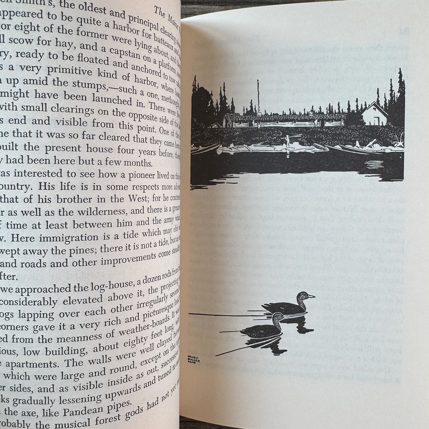 The Maine Woods, Henry David Thoreau, 1950
