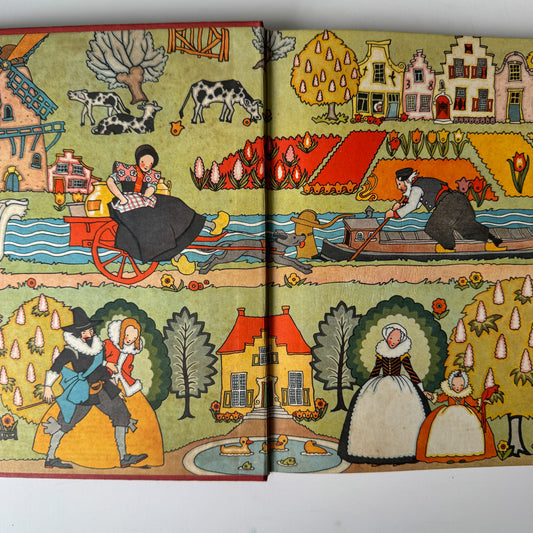 Tales Told in Holland, Olive Beaupré Miller, Maud & Miska Petersham, 1954, My Travelship Series