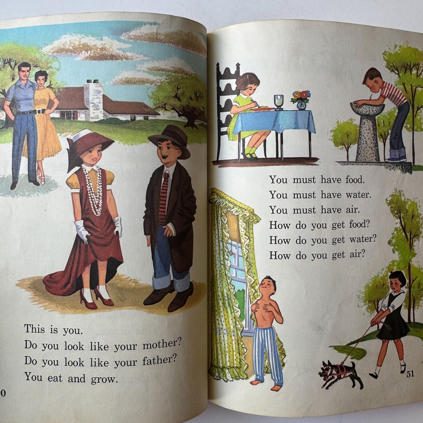 Singer Science for You, 1959 Science Primer, Illustrated Rockets, People, Animals