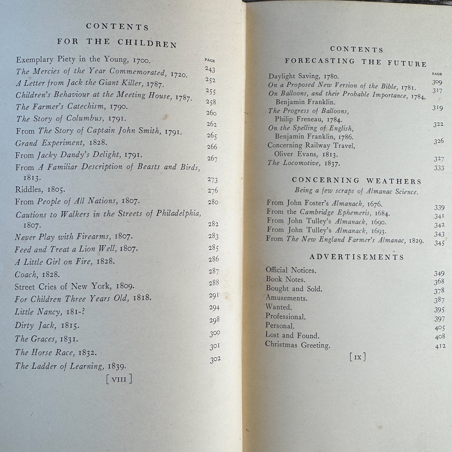 Harper’s Literary Museum: Early American Writings, 1927 First Edition