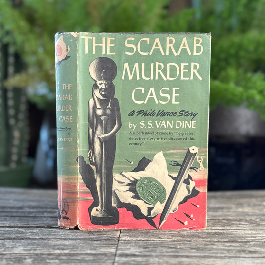 The Scarab Murder Case, S.S. Van Dine, 1945 Tower Books Edition, Hardcover