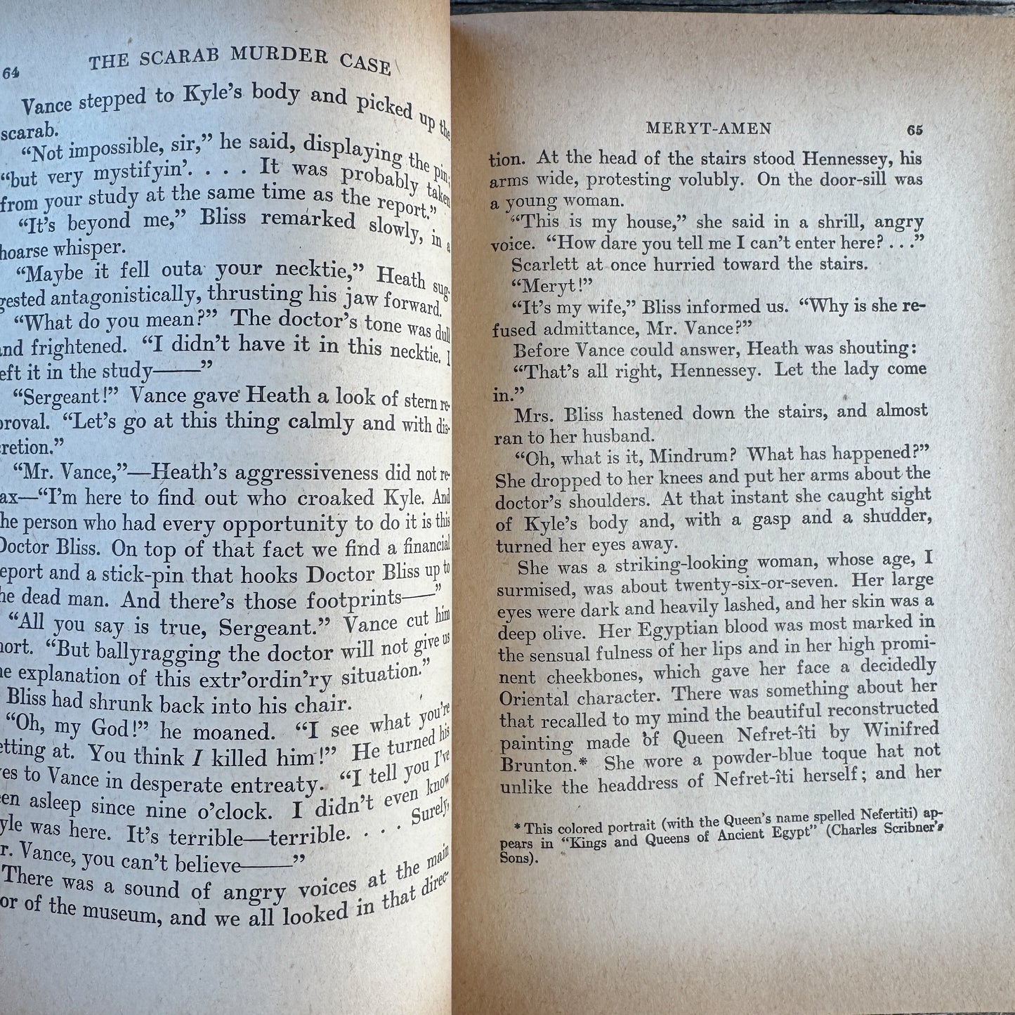 The Scarab Murder Case, S.S. Van Dine, 1945 Tower Books Edition, Hardcover
