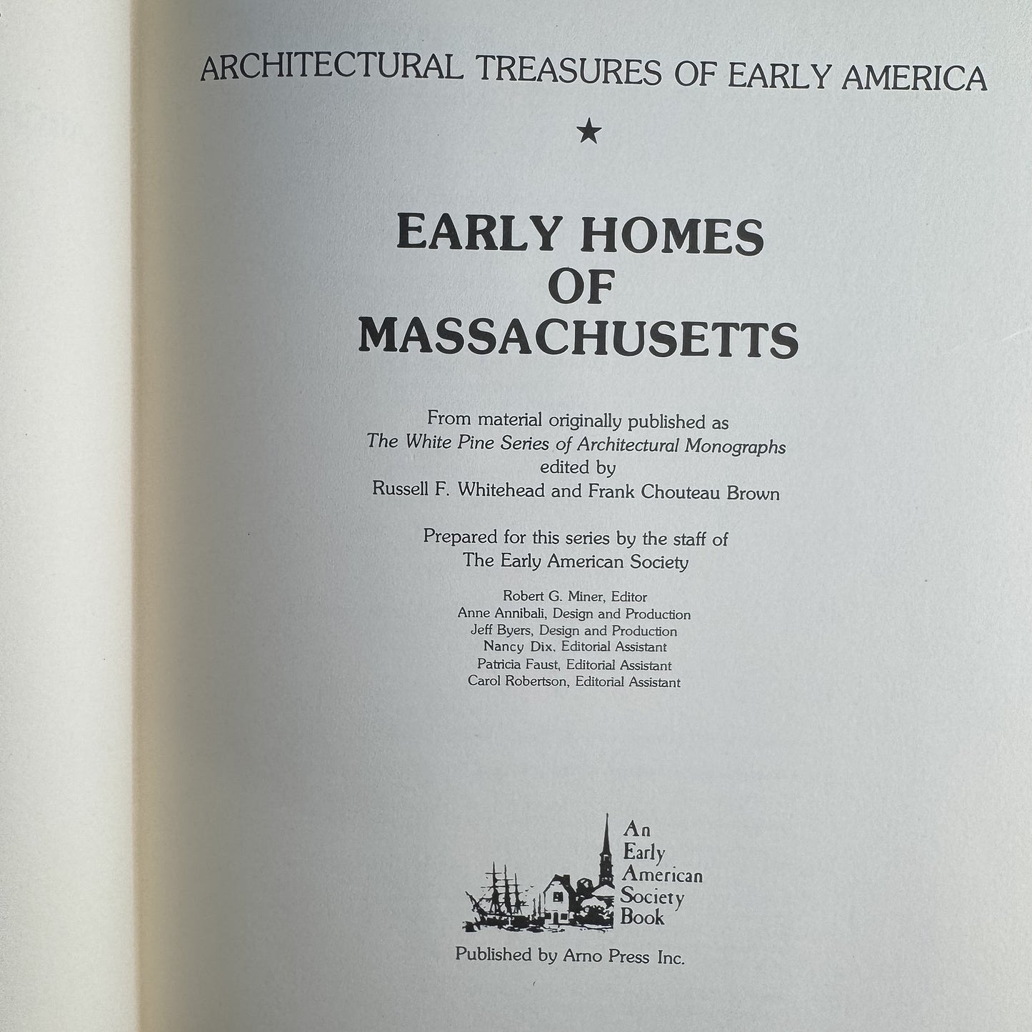 Colonial Architecture in New England, Arno Press, 1977, 5-Volume Set