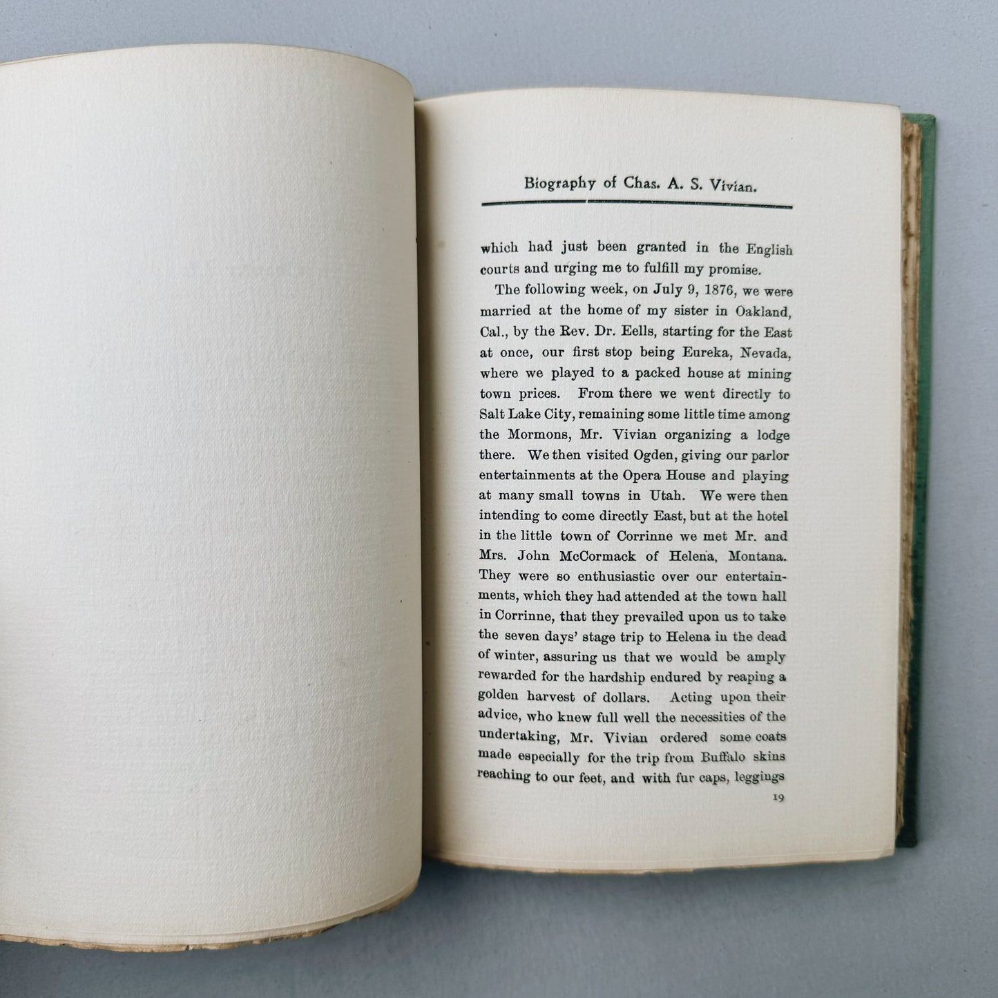 A Biographical Sketch of Charles A.S. Vivian, 1903 - Pretty Old Books