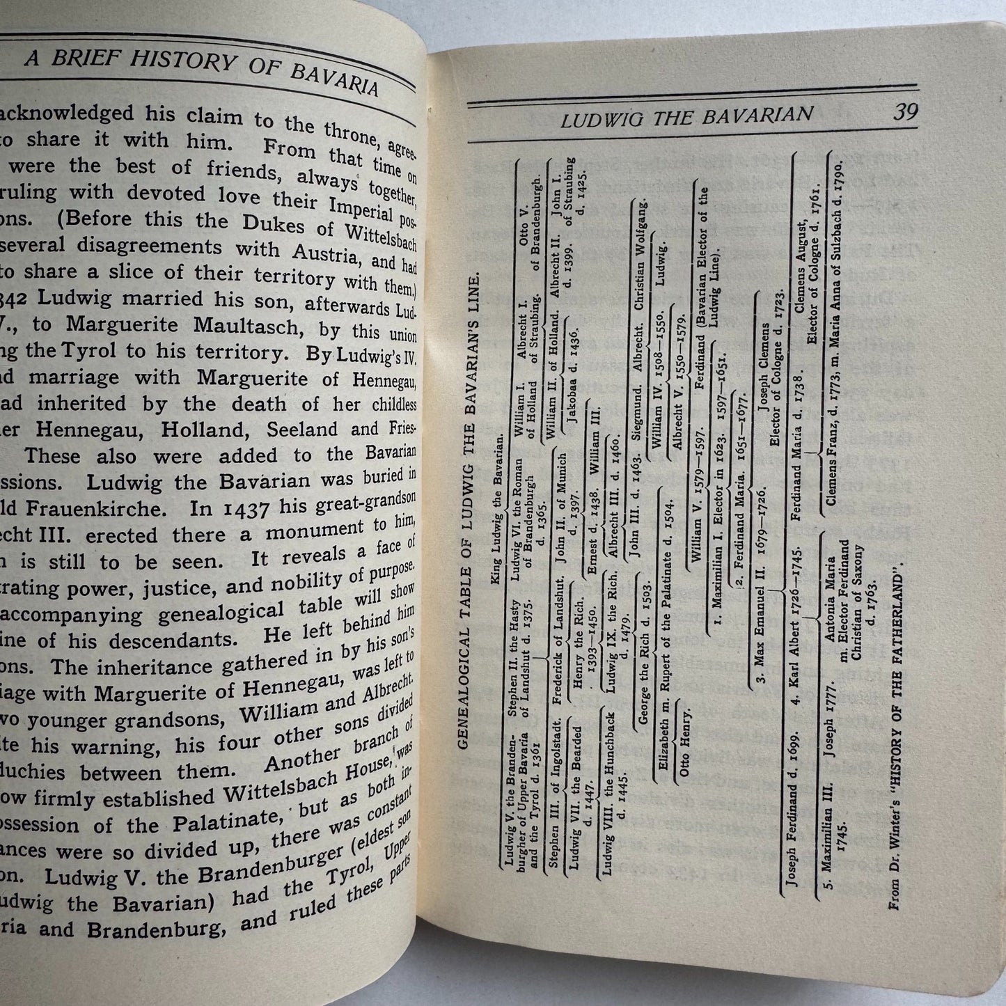 A Brief History of Bavaria, Gertrude Norman, Revised Edition, 1910 Hardcover - Pretty Old Books