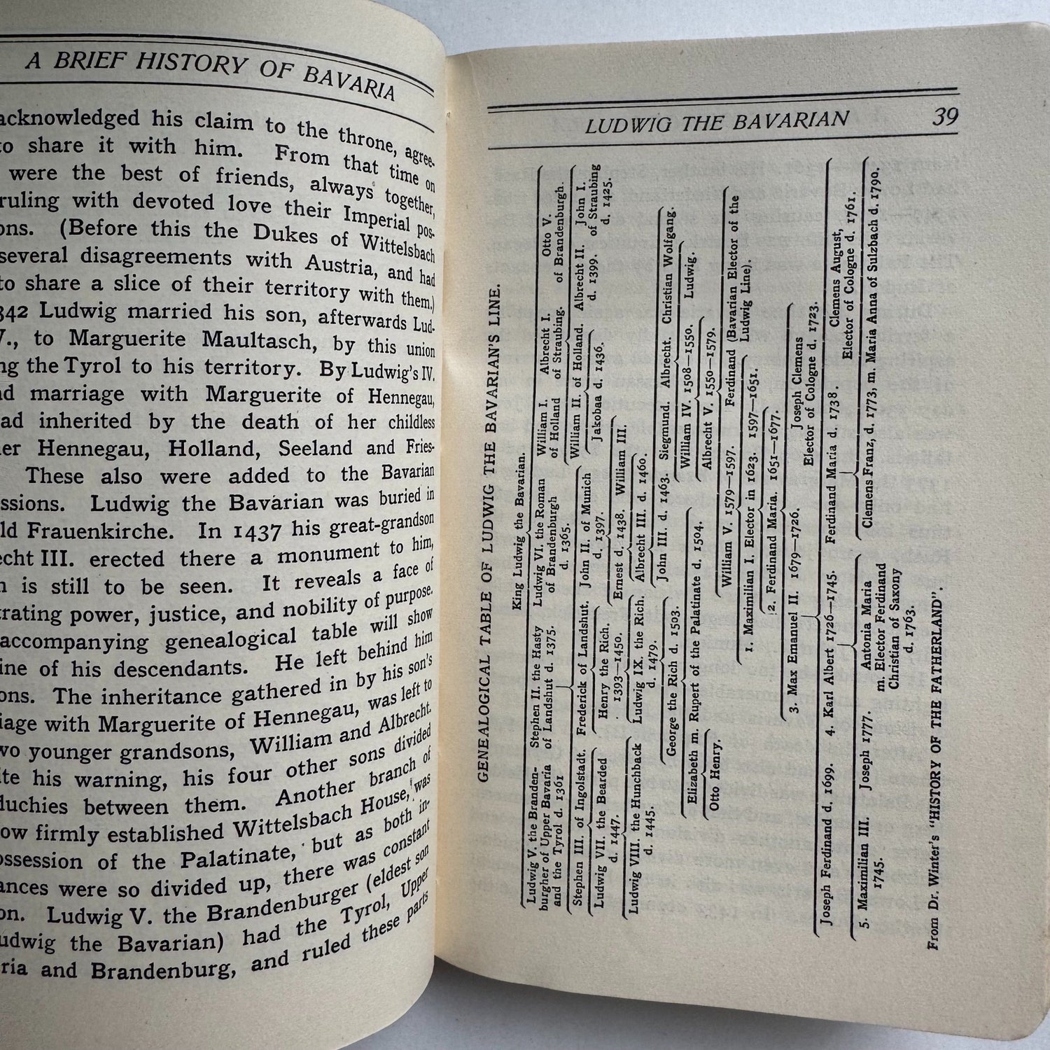 A Brief History of Bavaria, Gertrude Norman, Revised Edition, 1910 Hardcover - Pretty Old Books