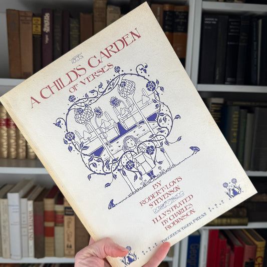 A Child's Garden of Verses, 1975, Green Tiger Press, Softcover - Pretty Old Books