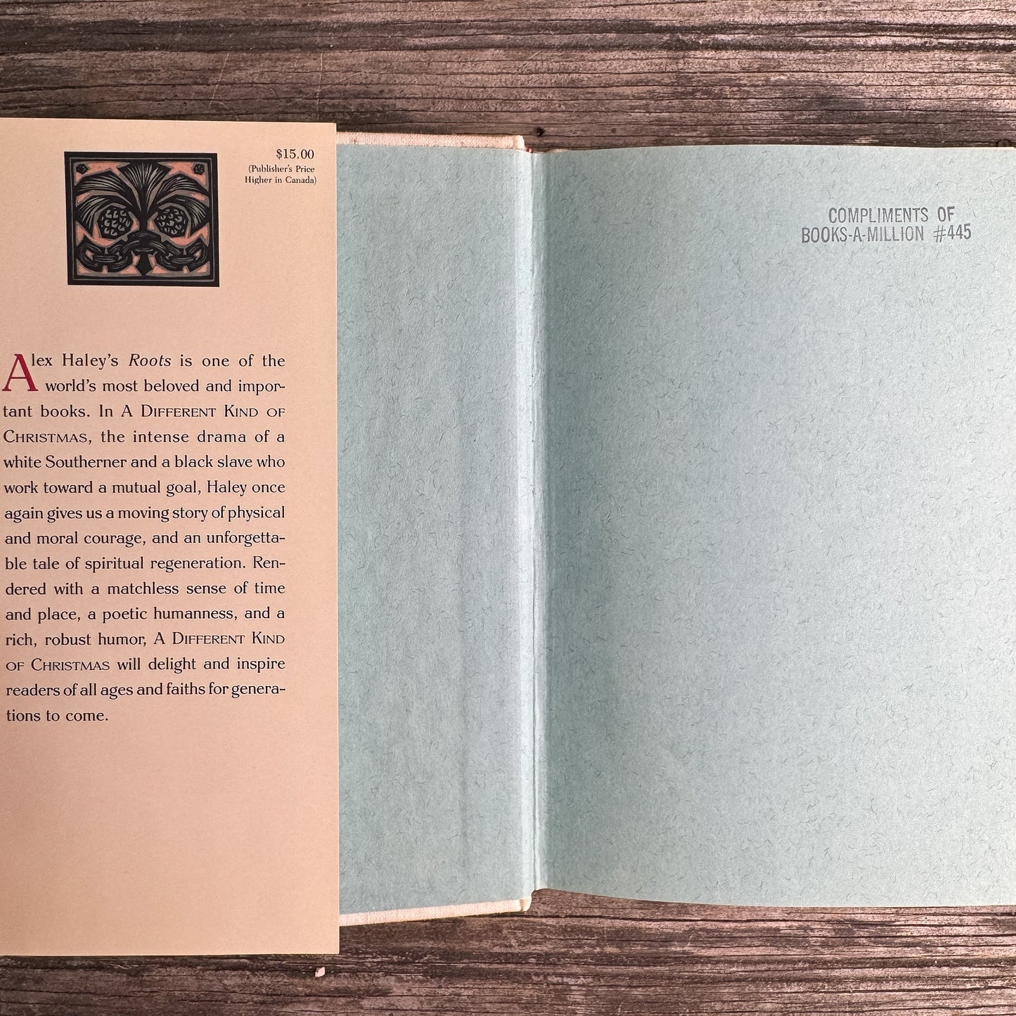 A Different Kind of Christmas, Alex Haley, 1988, First Edition - Pretty Old Books