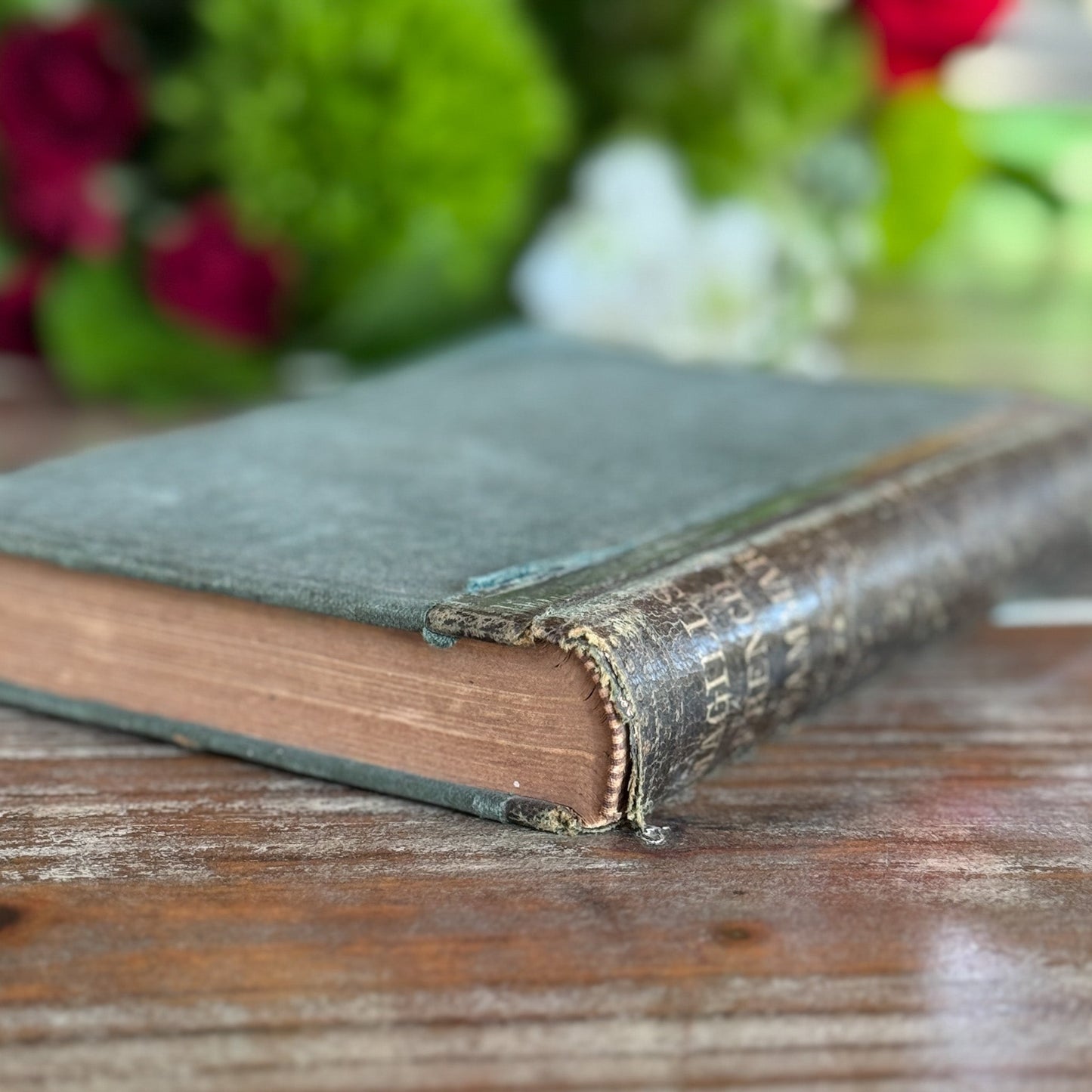 A French Grammar, 1868, Antique School Book - Pretty Old Books