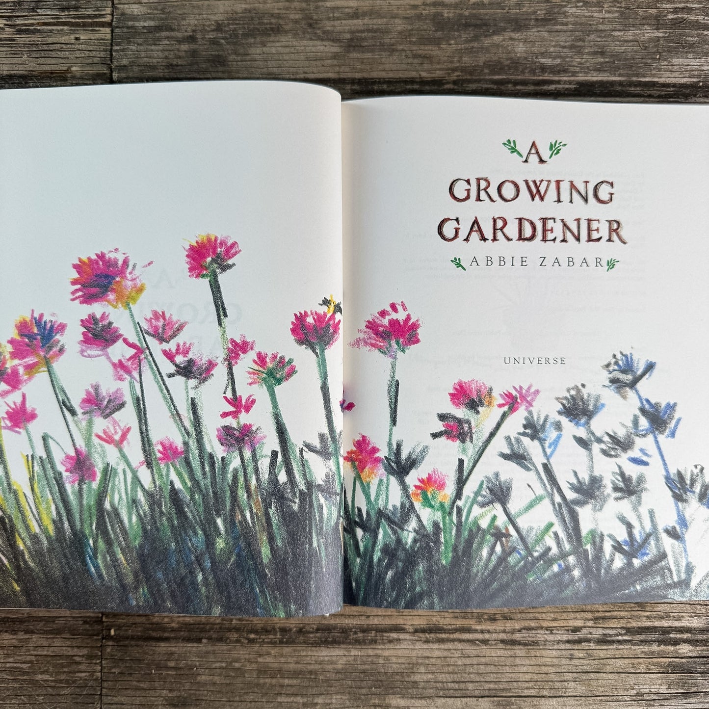 A Growing Gardener, Abbie Zabar, 1996 - Pretty Old Books