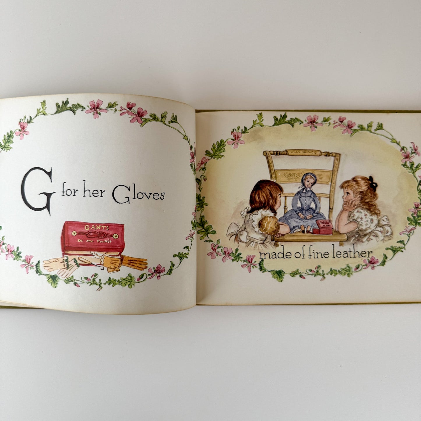 A is for Annabelle, Tasha Tudor, 1957 Second Printing, Hardcover - Pretty Old Books