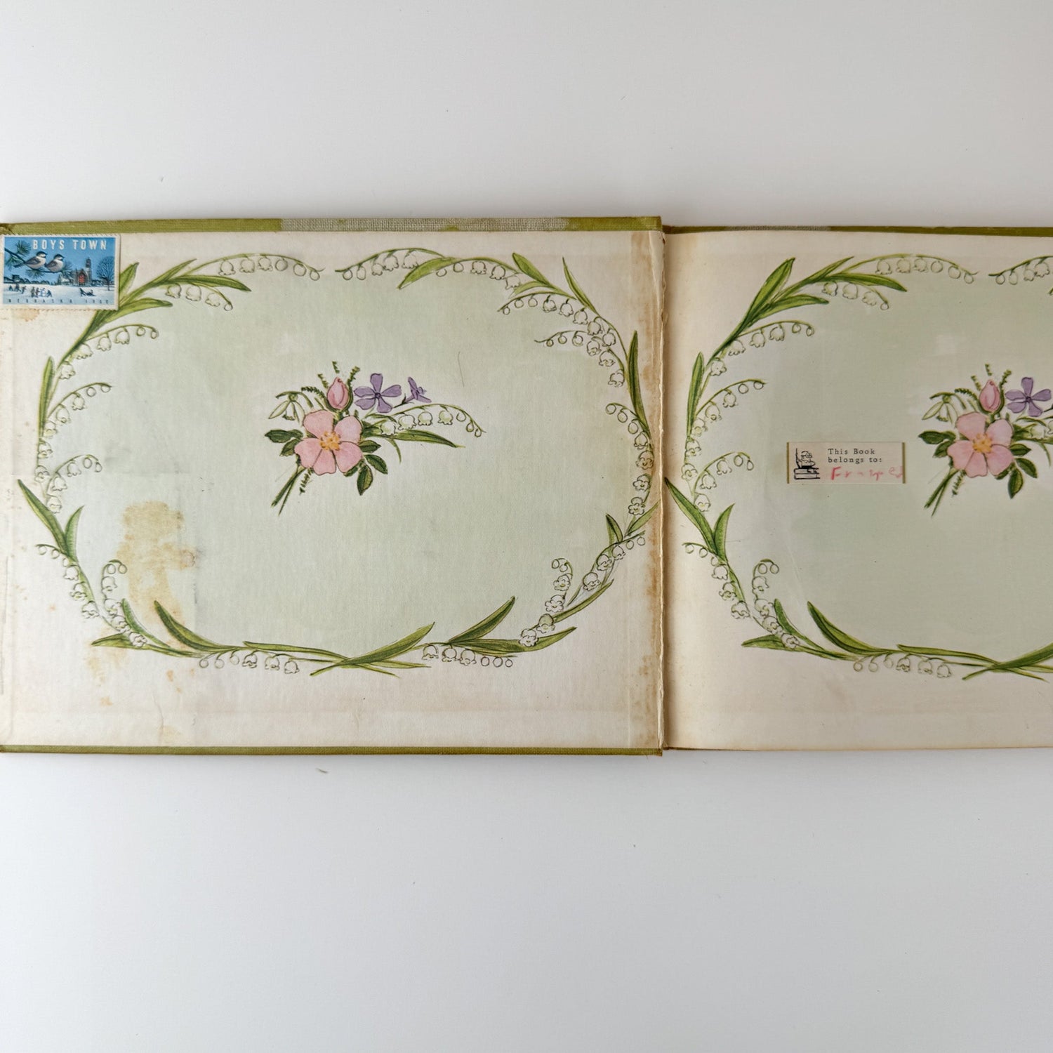 A is for Annabelle, Tasha Tudor, 1957 Second Printing, Hardcover - Pretty Old Books