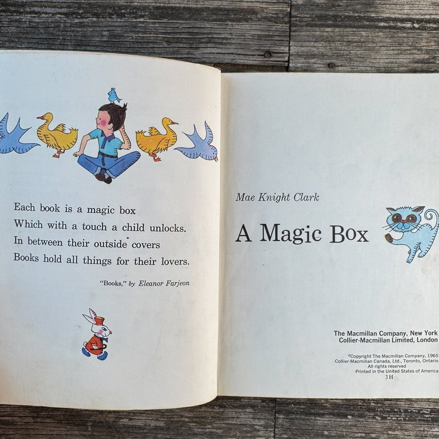 A Magic Box, Macmillan Reading Program Preprimer 2, 1965 - Pretty Old Books