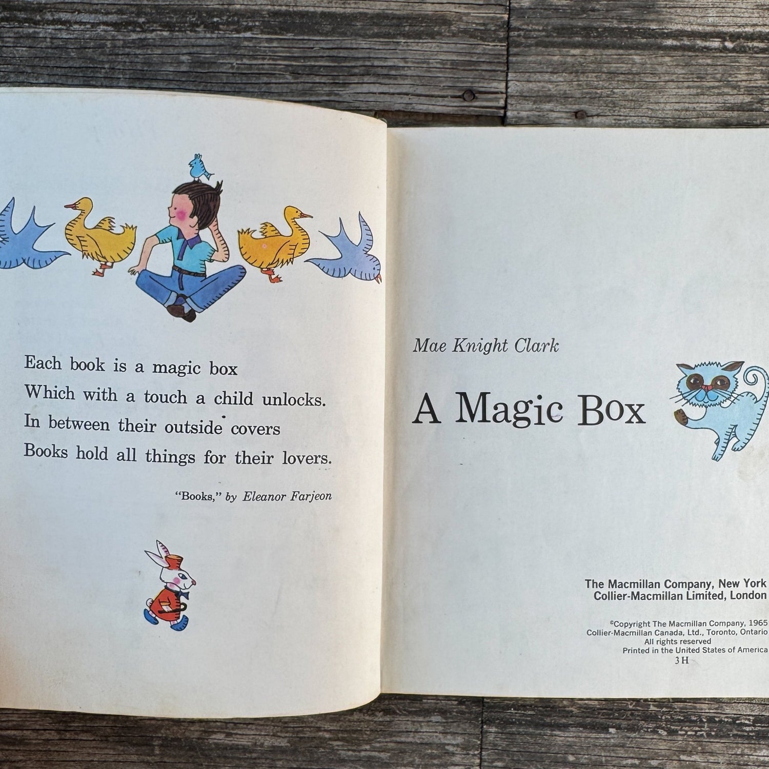 A Magic Box, Macmillan Reading Program Preprimer 2, 1965 - Pretty Old Books