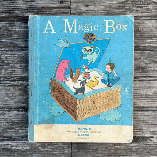 A Magic Box, Macmillan Reading Program Preprimer 2, 1965 - Pretty Old Books