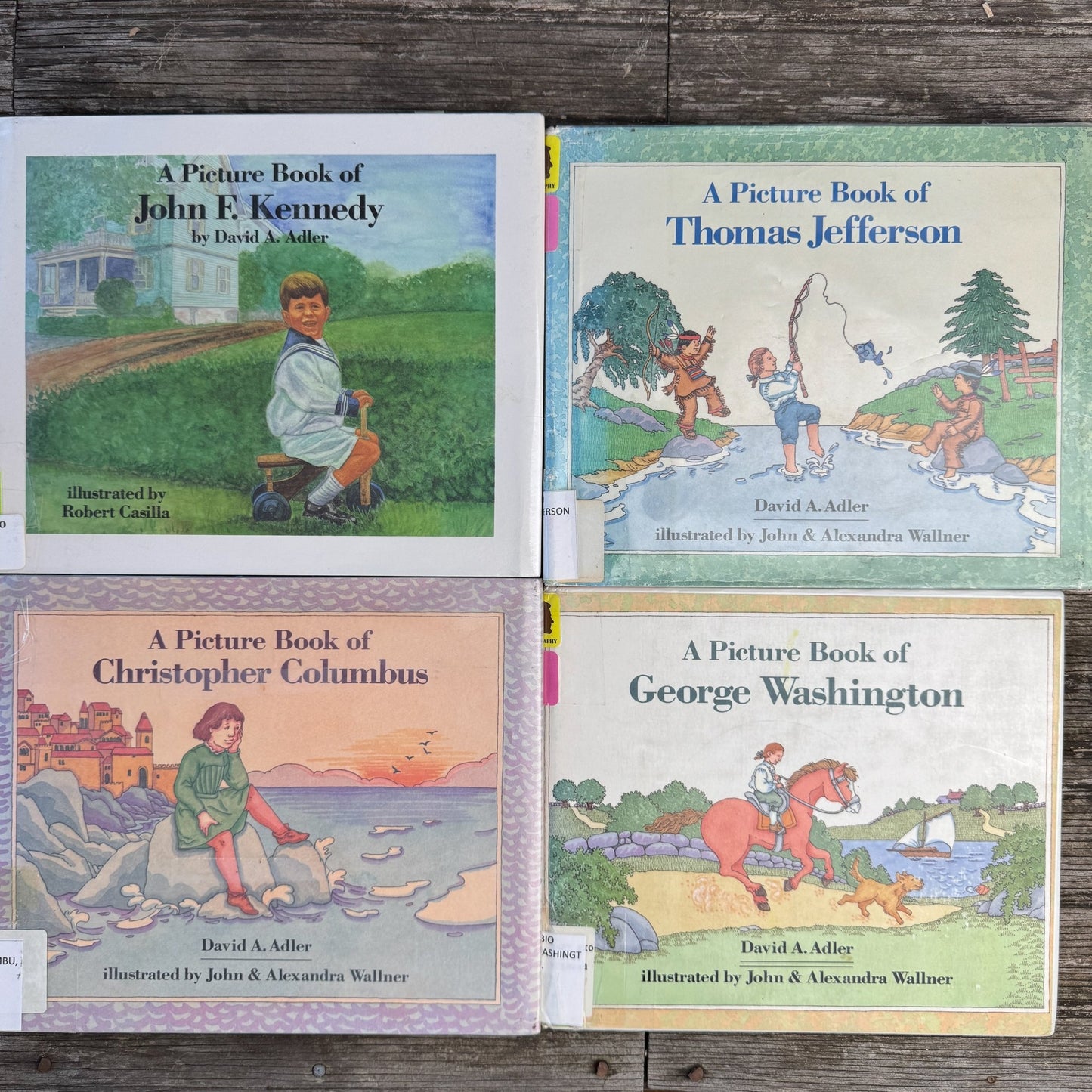 A Picture Book Biography Series for Kids, Hardcover, 1990s - Pretty Old Books