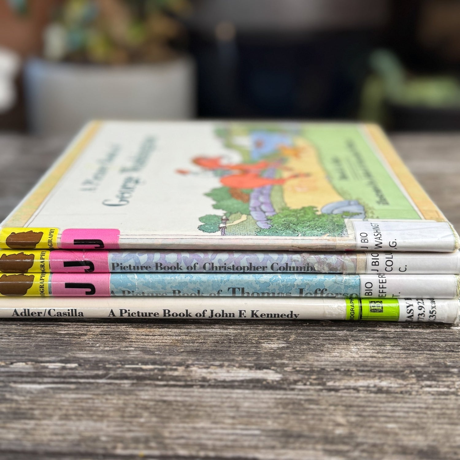 A Picture Book Biography Series for Kids, Hardcover, 1990s - Pretty Old Books