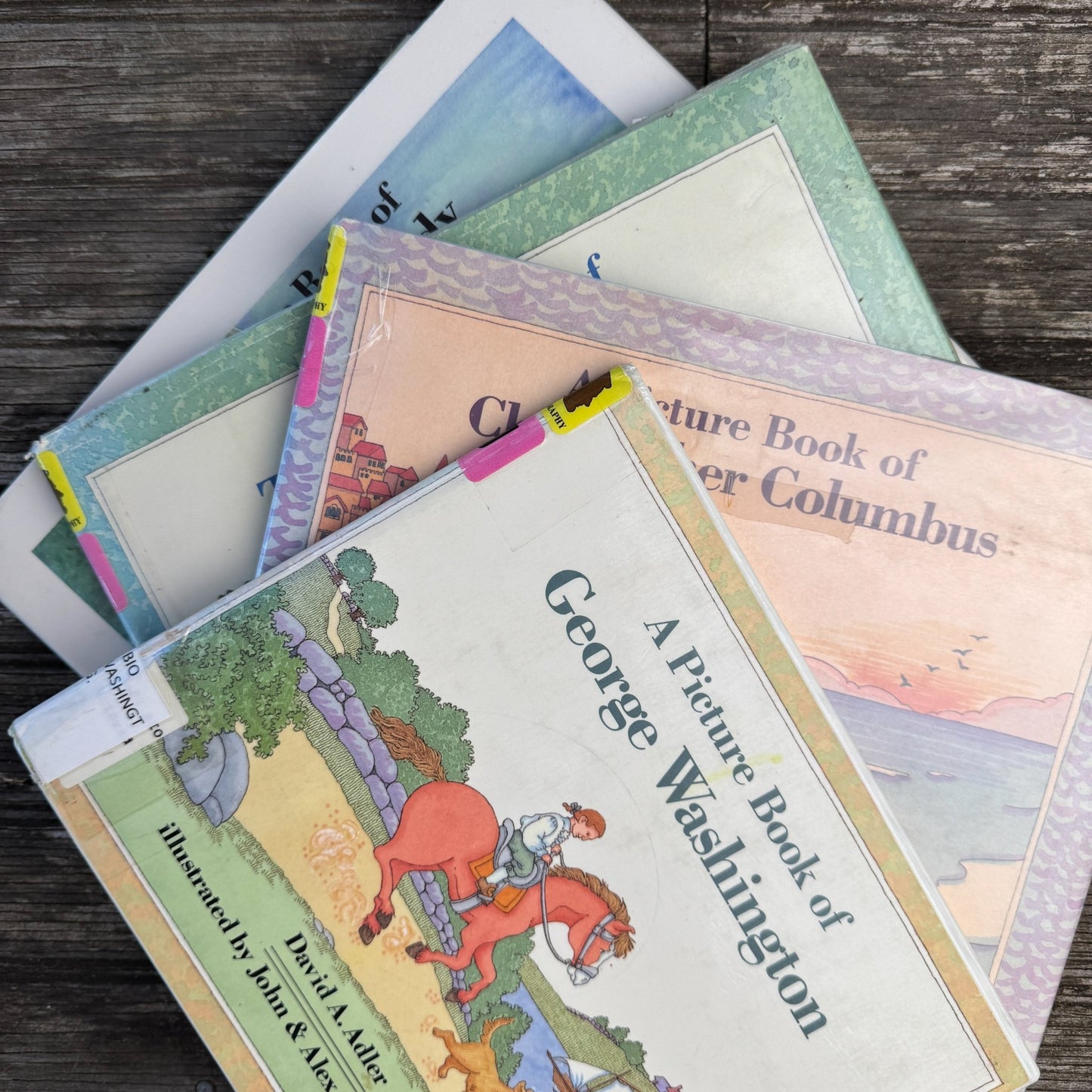 A Picture Book Biography Series for Kids, Hardcover, 1990s - Pretty Old Books