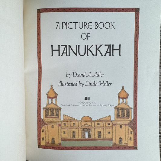 A Picture Book of Hanukkah, David A. Adler, 1982 - Pretty Old Books