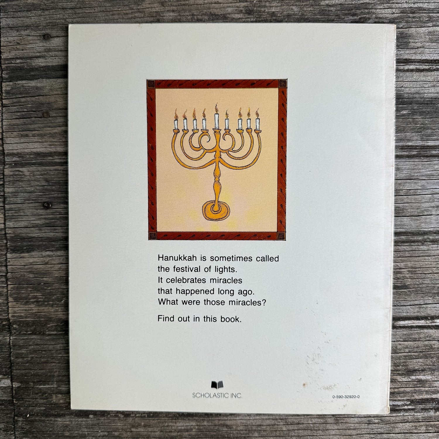 A Picture Book of Hanukkah, David A. Adler, 1982 - Pretty Old Books