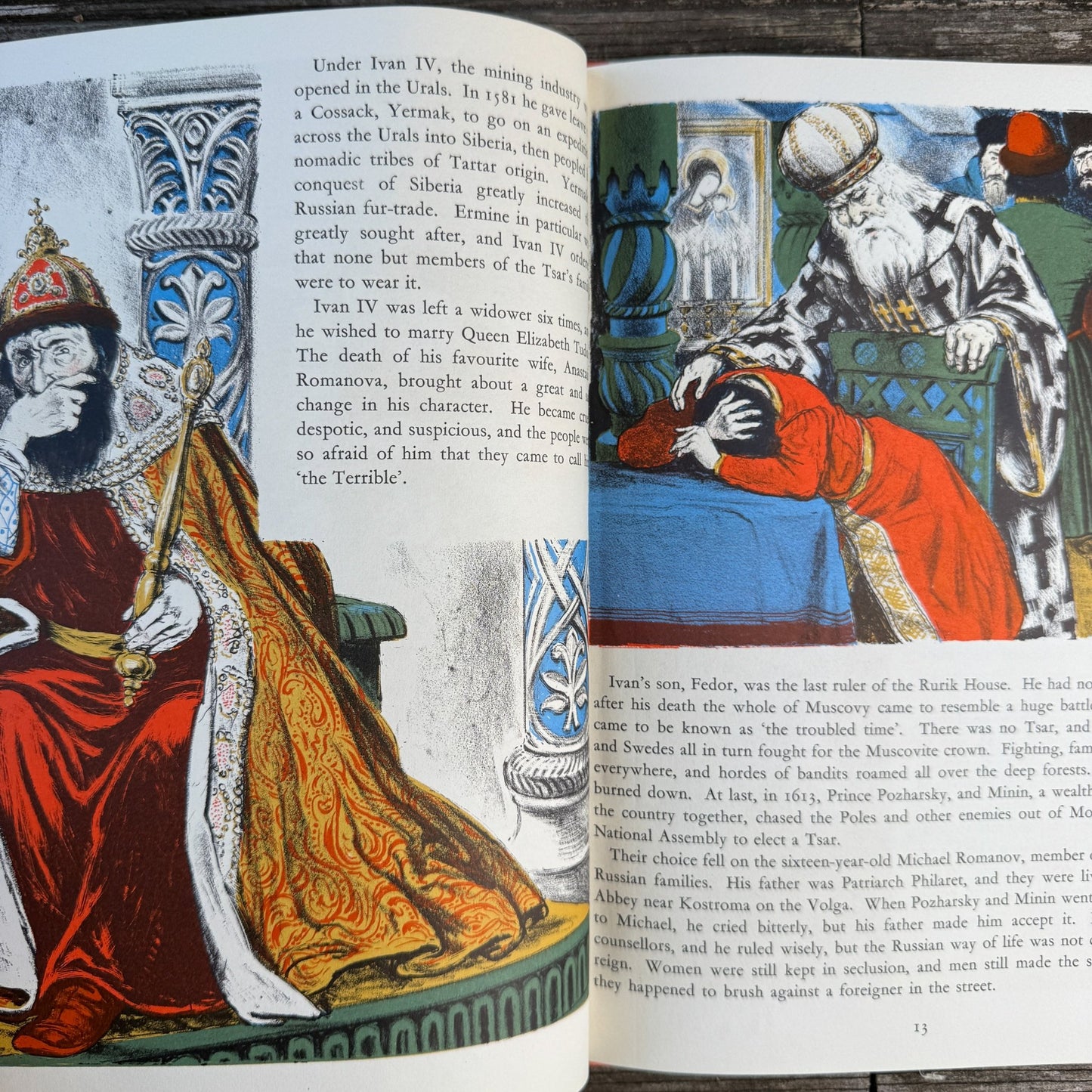 A Picture History of Russia, 1967 - Pretty Old Books