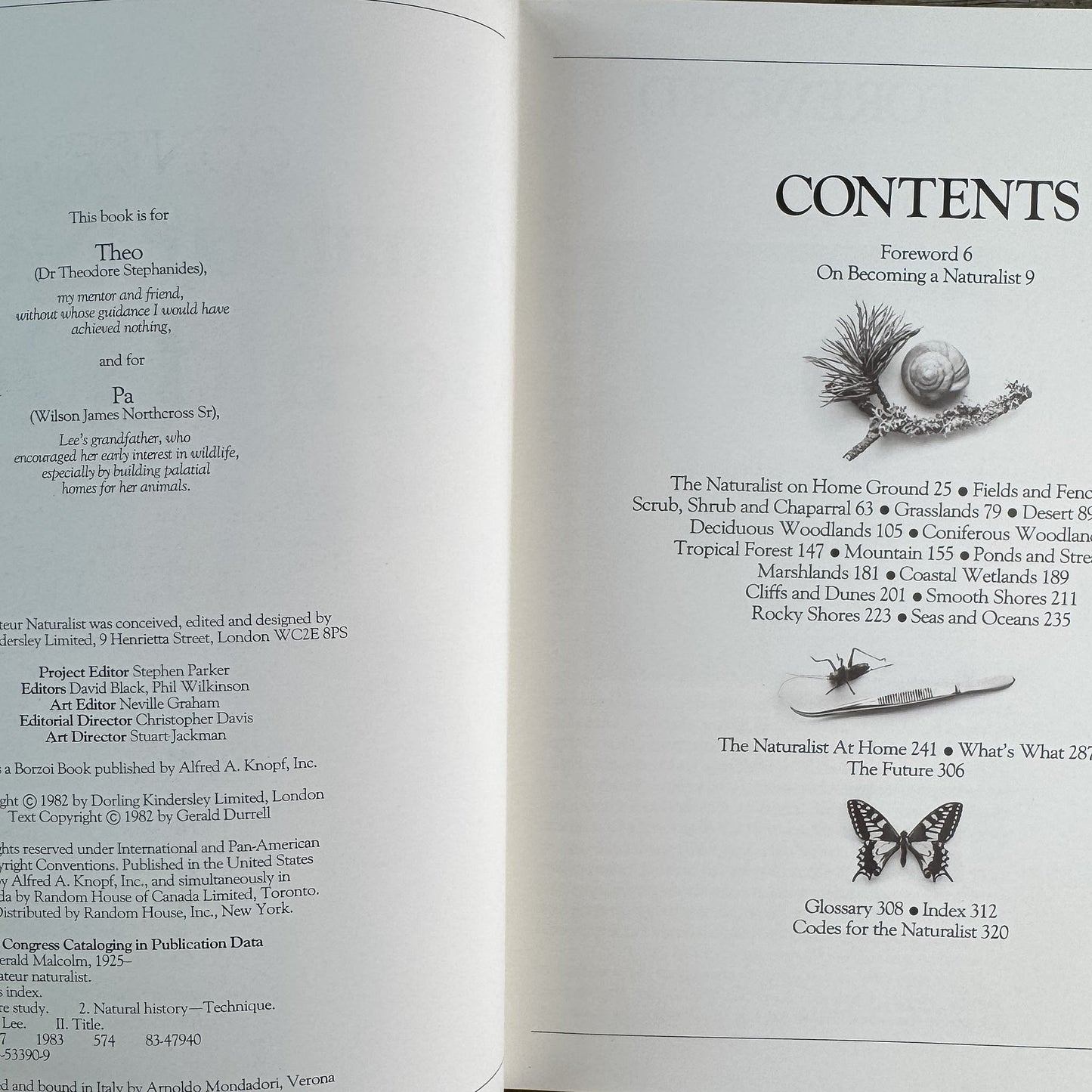 A Practical Guide for the Amateur Naturalist, Gerald Durrell, 1982 - Pretty Old Books