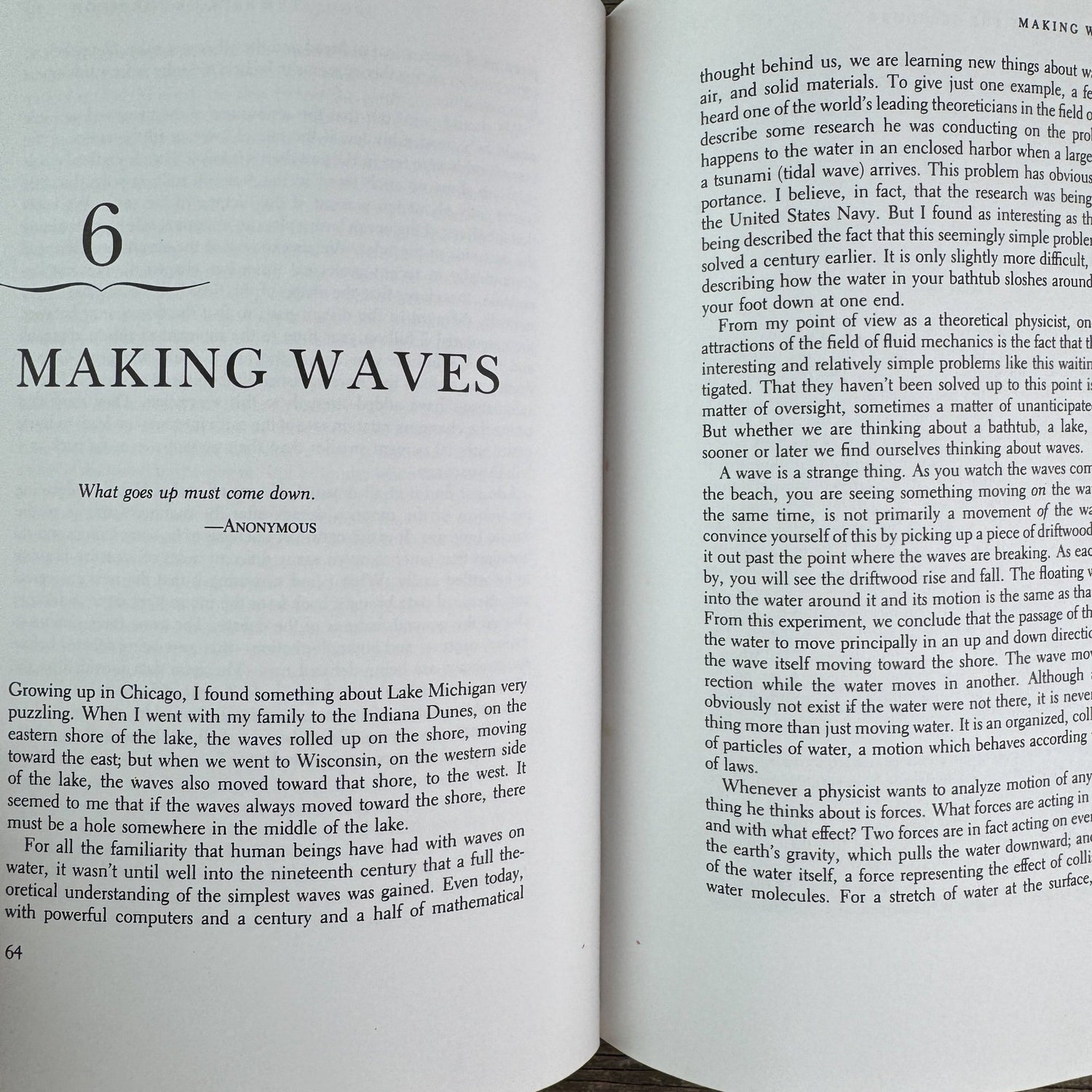 A Scientist at the Seashore, 1984, Physics of Waves, Nature Study - Pretty Old Books
