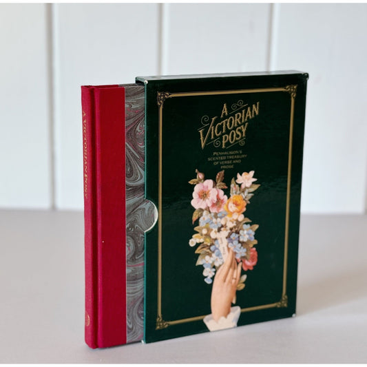 A Victorian Posy - Penhaligon's Scented Treasury of Verse and Prose, Slipcased Illustrated Book - Pretty Old Books