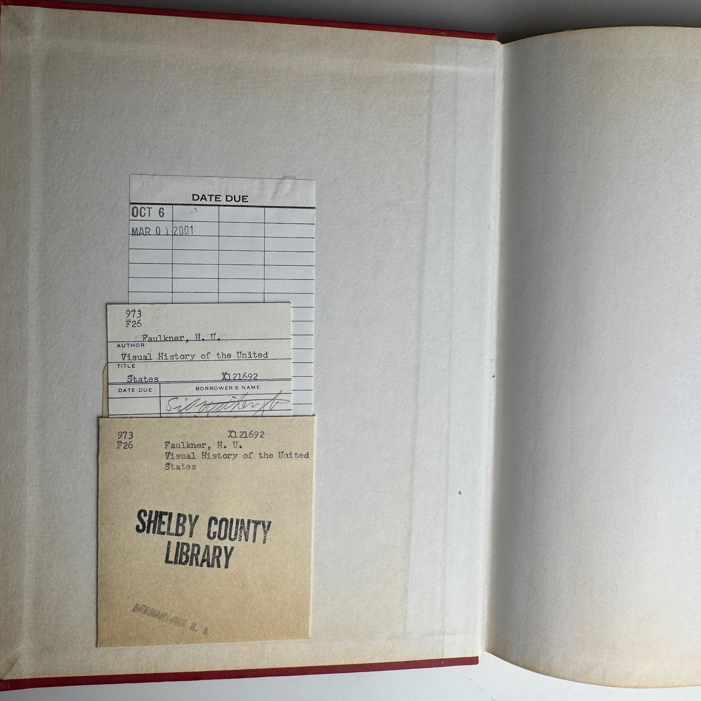 A Visual History of the United States by Harold U. Faulkner, 1953 - Pretty Old Books