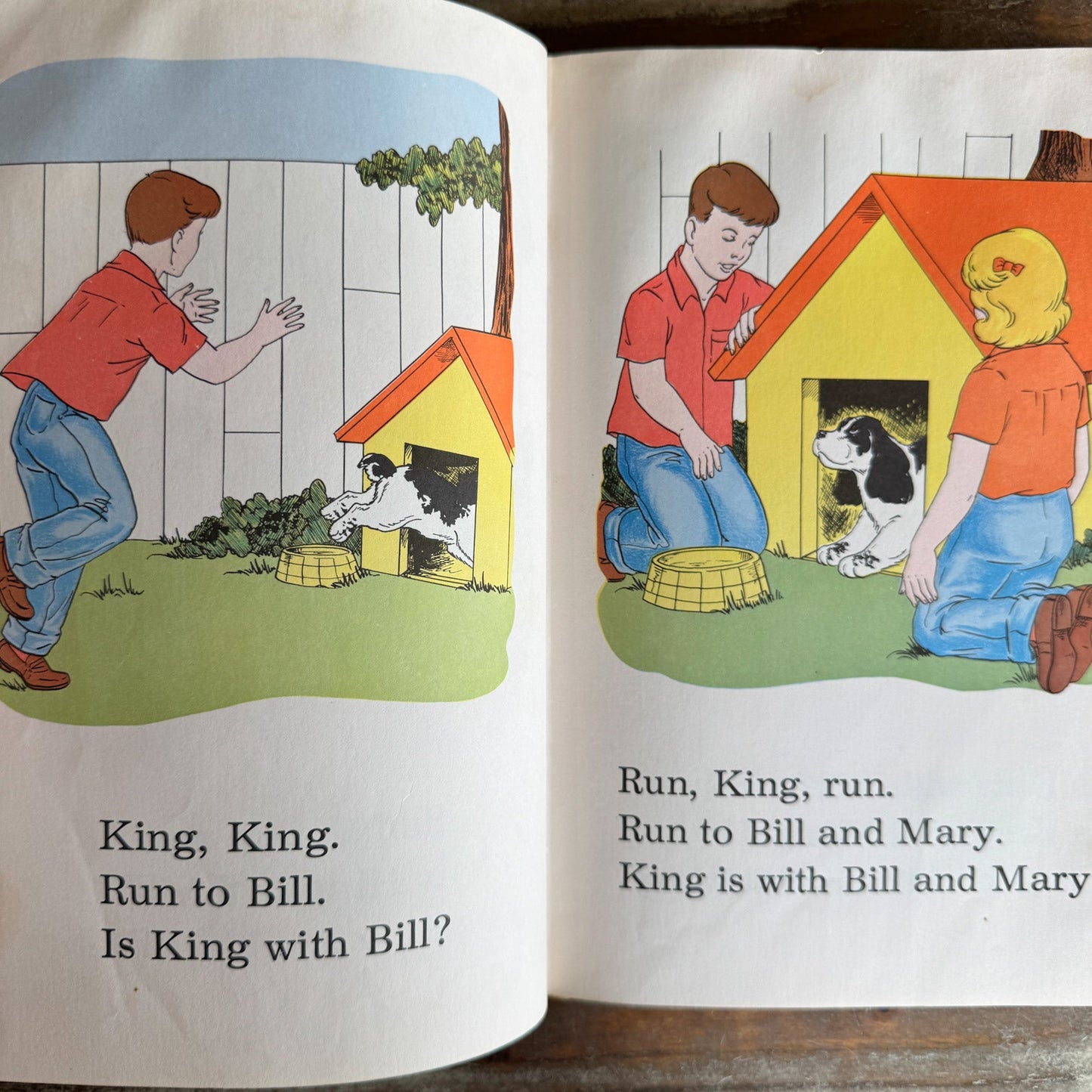 About Mary and Bill, 1963 Early Elementary Reader - Pretty Old Books
