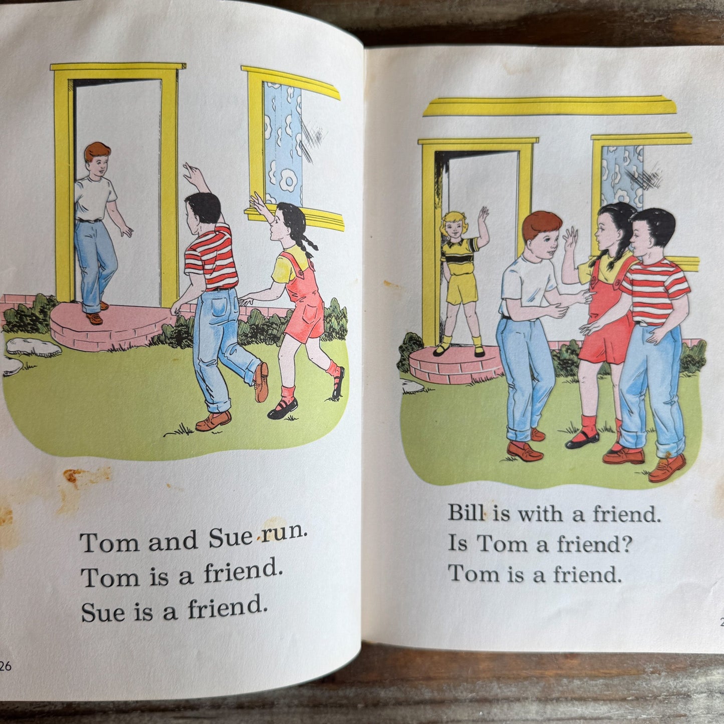 About Mary and Bill, 1963 Early Elementary Reader - Pretty Old Books