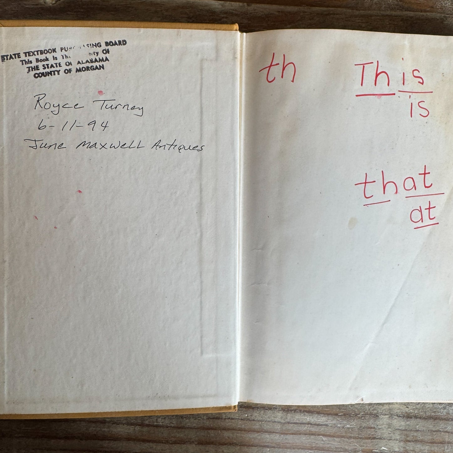 About Mary and Bill, 1963 Early Elementary Reader - Pretty Old Books