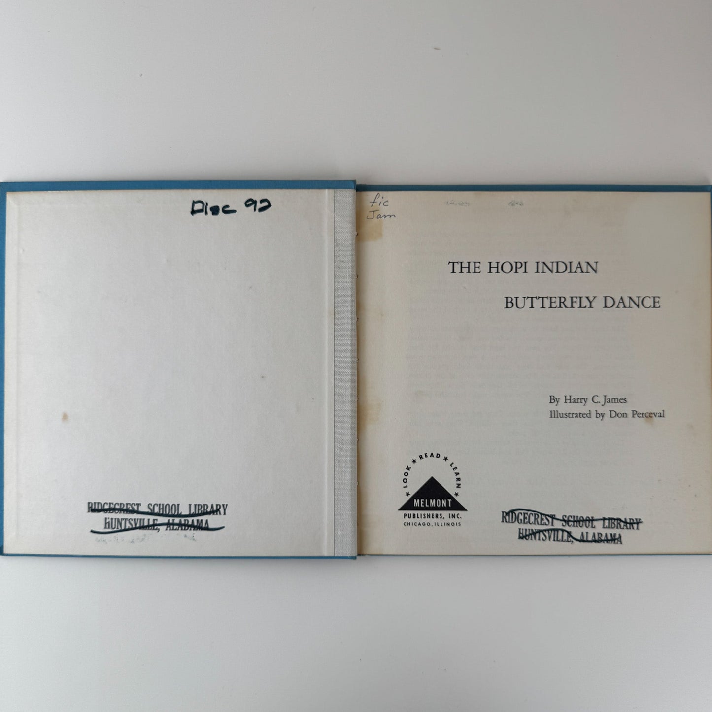 About The Hopi Indian Butterfly Dance, 1965 Kids Book - Pretty Old Books