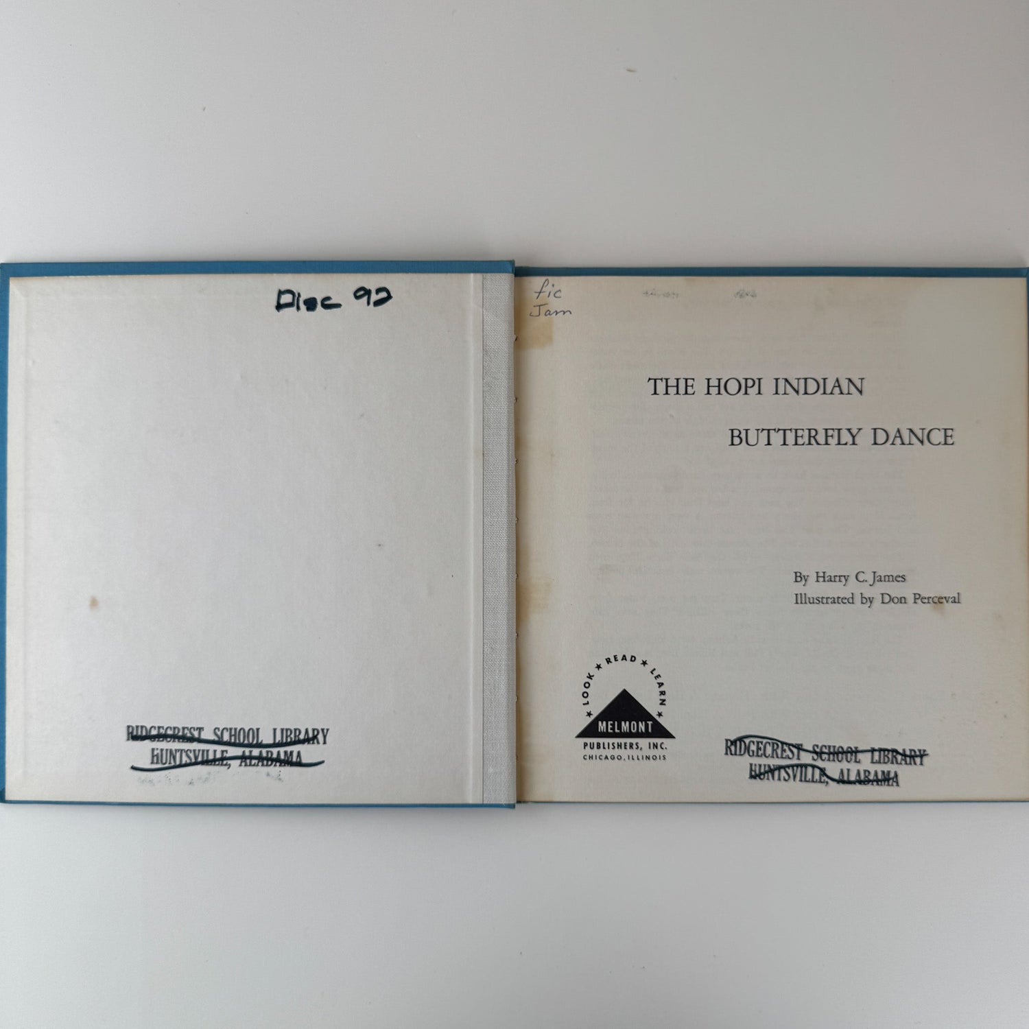 About The Hopi Indian Butterfly Dance, 1965 Kids Book - Pretty Old Books