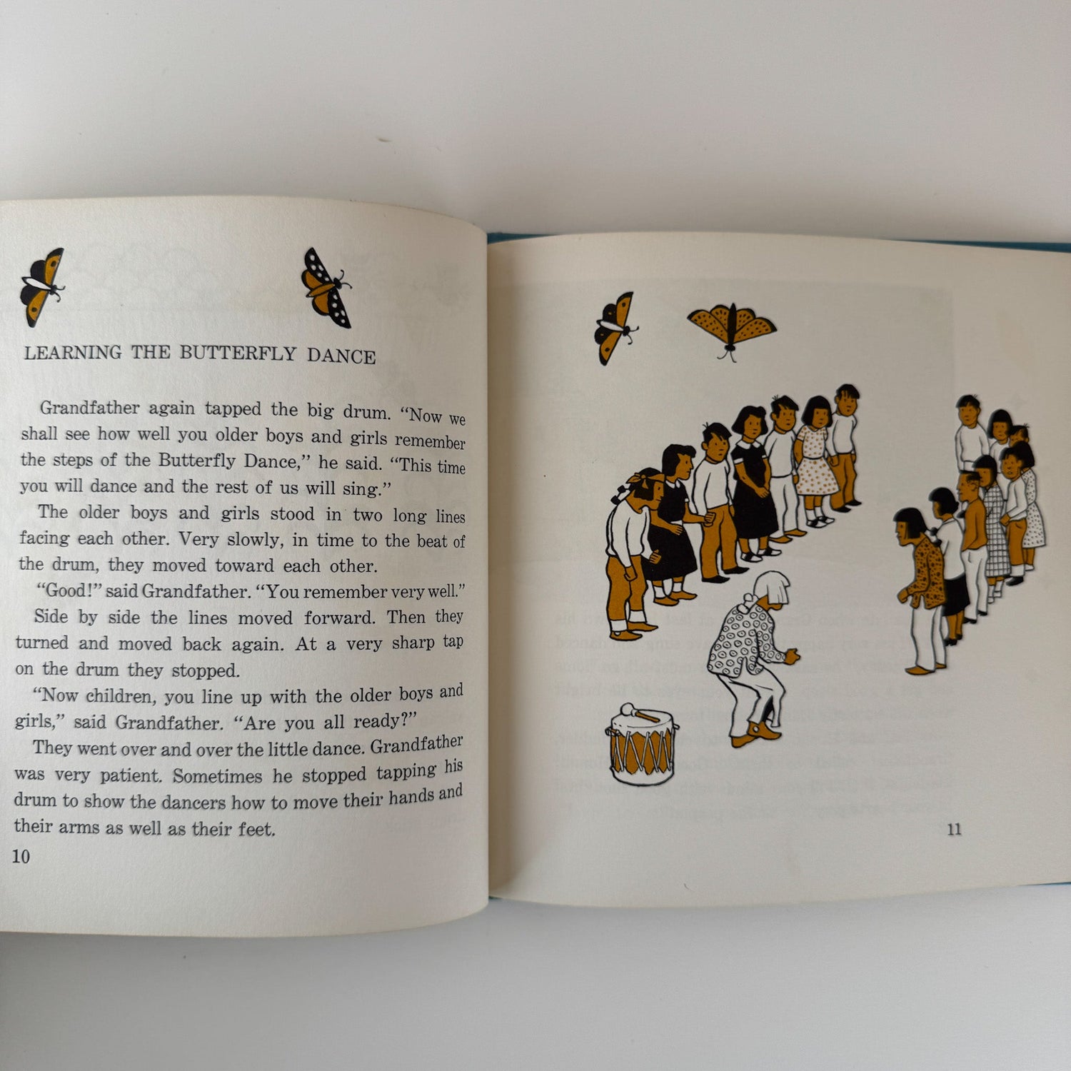 About The Hopi Indian Butterfly Dance, 1965 Kids Book - Pretty Old Books