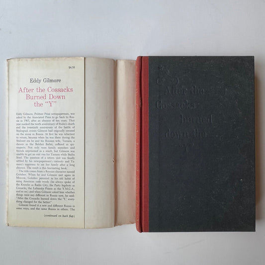 After the Cossacks Burned Down the "Y", Eddy Gilmore, Soviet History, First Edition, 1964 - Pretty Old Books