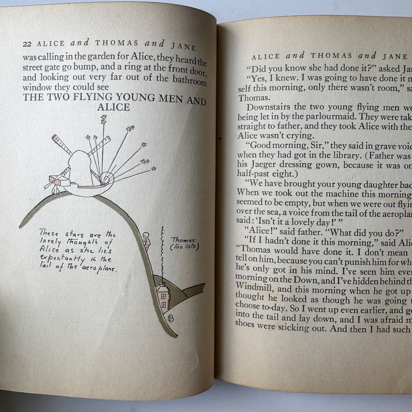 Alice and Thomas and Jane, Enid Bagnold, 1931, Junior Literary Guild Hardcover - Pretty Old Books