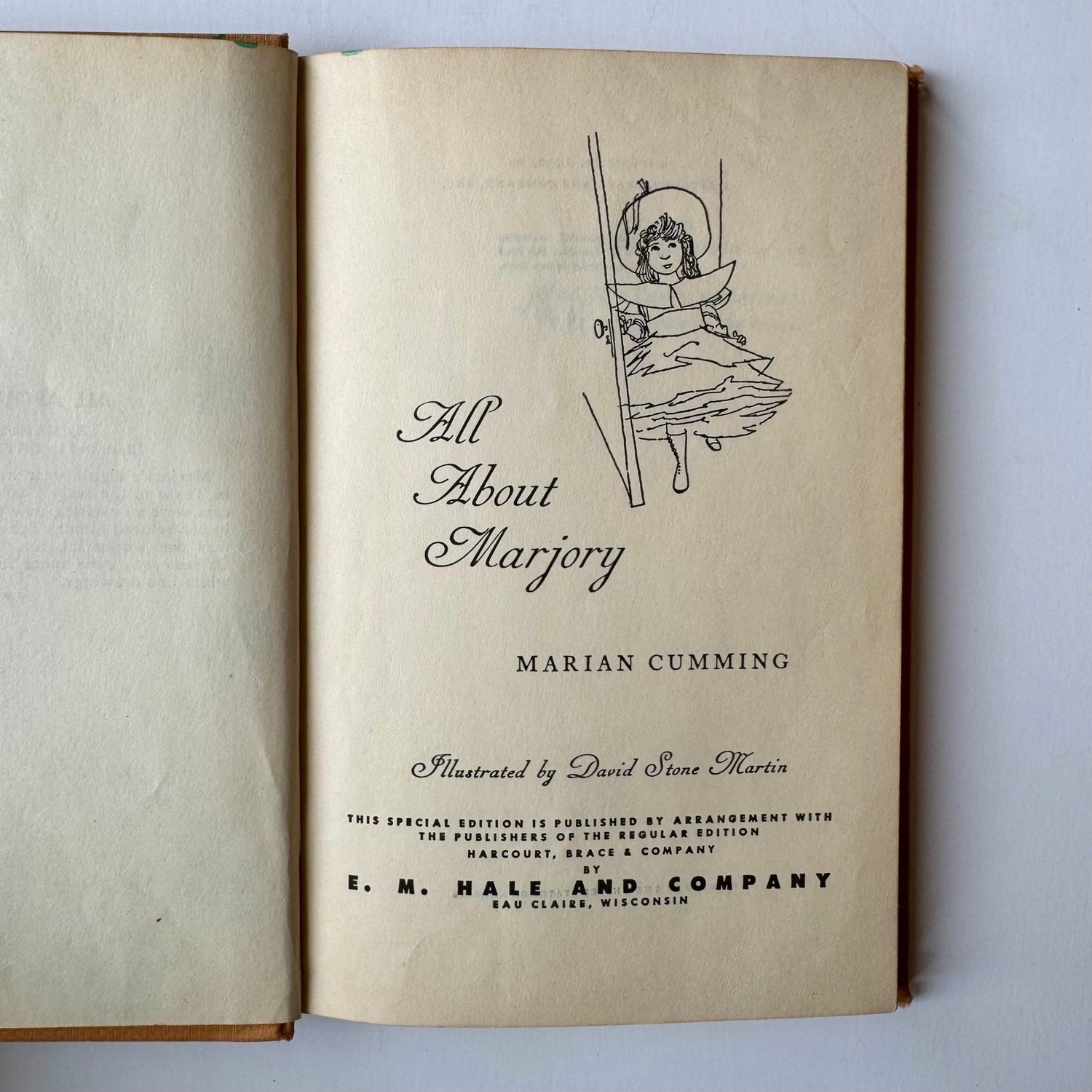 All About Marjory, Marian Cumming, 1950 Hardcover - Pretty Old Books