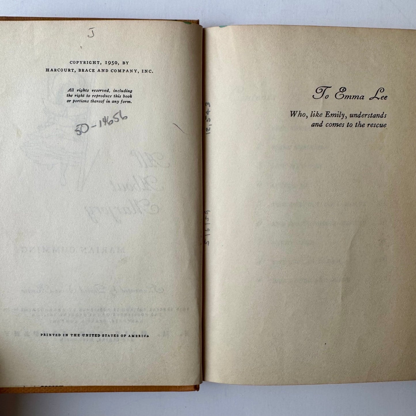 All About Marjory, Marian Cumming, 1950 Hardcover - Pretty Old Books