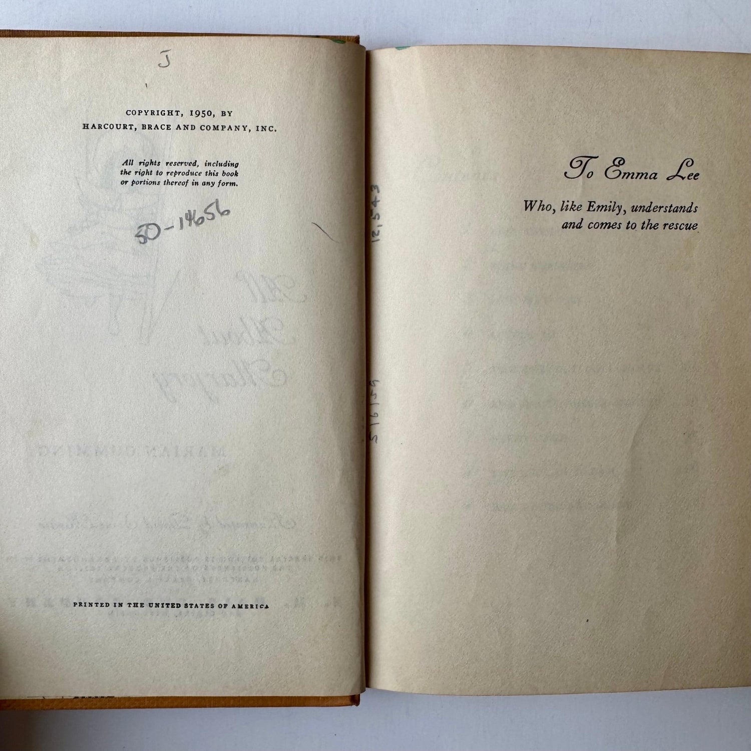 All About Marjory, Marian Cumming, 1950 Hardcover - Pretty Old Books