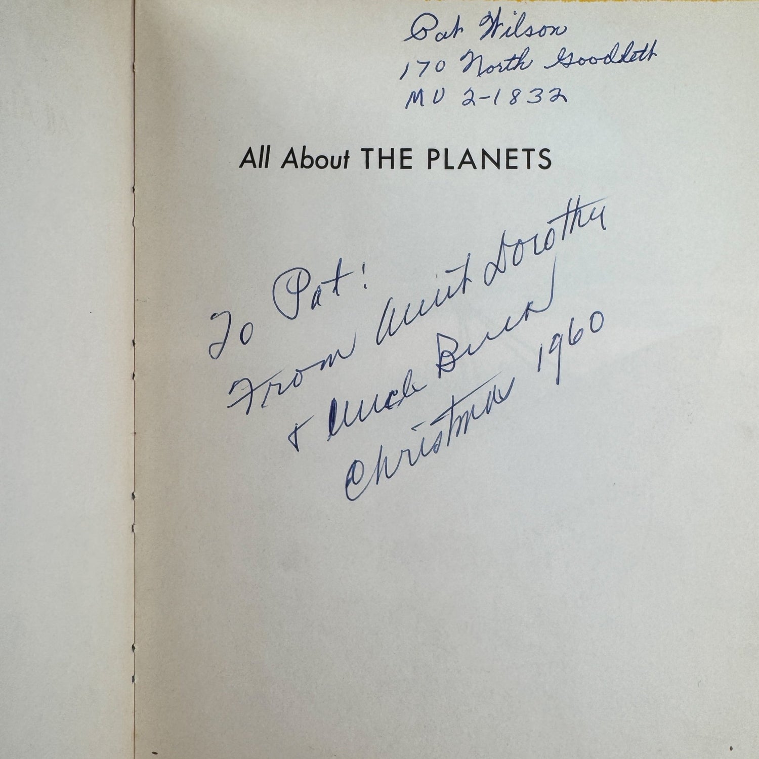 All About The Planets, Patricia Lauber, 1960, Kids Nature Study - Pretty Old Books