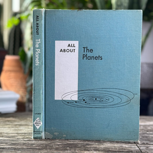 All About The Planets, Patricia Lauber, 1960, Kids Nature Study - Pretty Old Books