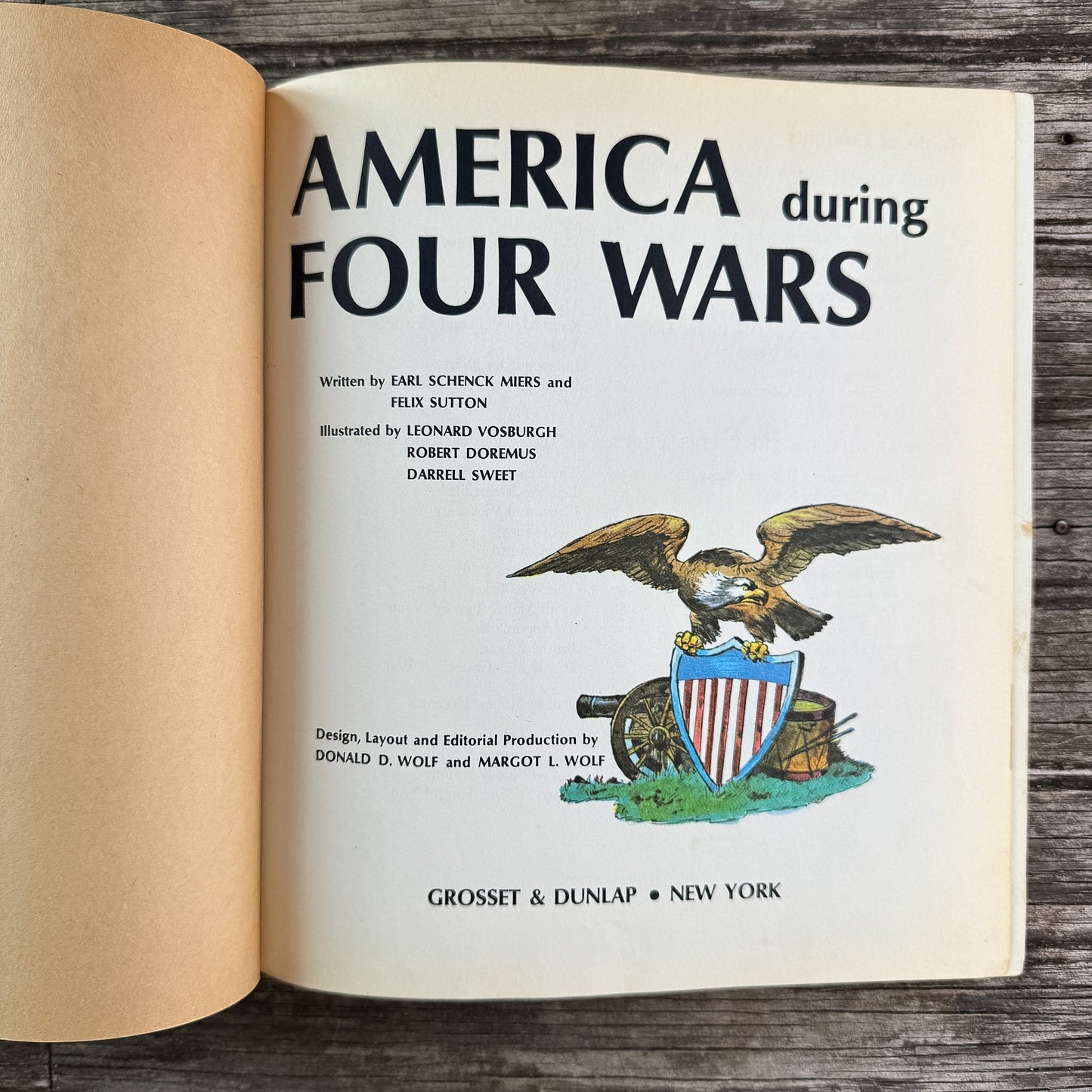 America During Four Wars, Earl Schenck Miers and Felix Sutton, 1965 - Pretty Old Books